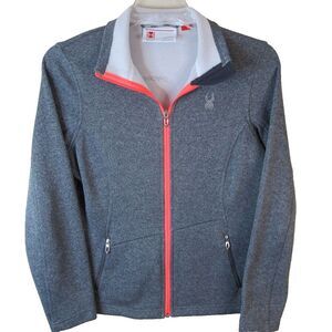 Spyder‎ Gray Full Zip Core Sweater Jacket Women's Large